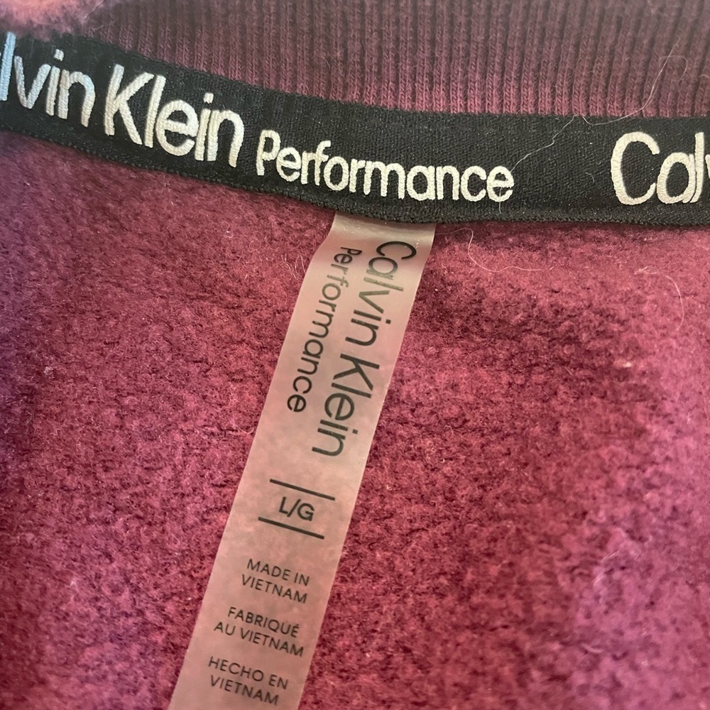 Calvin Klein Performance Lifestyle Crew Sweatshirt Size Large - Picture 8 of 10